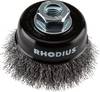 Rhodius RHODIUS STBW, csészekefe 75 x 23 x M14, hullámos, PROline, acélhoz STBW 353016 1 db