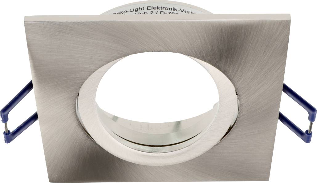 Deko Light Samsola, eckig, gebürstet, Silber 110046 Mennyezeti fényszóró GU10 Ezüst (kefélt)