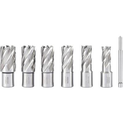 FRITZFURT 3121-1017 Magfúró készlet 7 részes 14 mm, 16 mm, 18 mm, 20 mm, 22 mm, 24 mm Kemény edzett 1 készlet-0