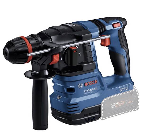 Bosch Professional GBH 18V-22 X ONECHUCK-Akkus fúrókalapács 18 V    akku nélkül