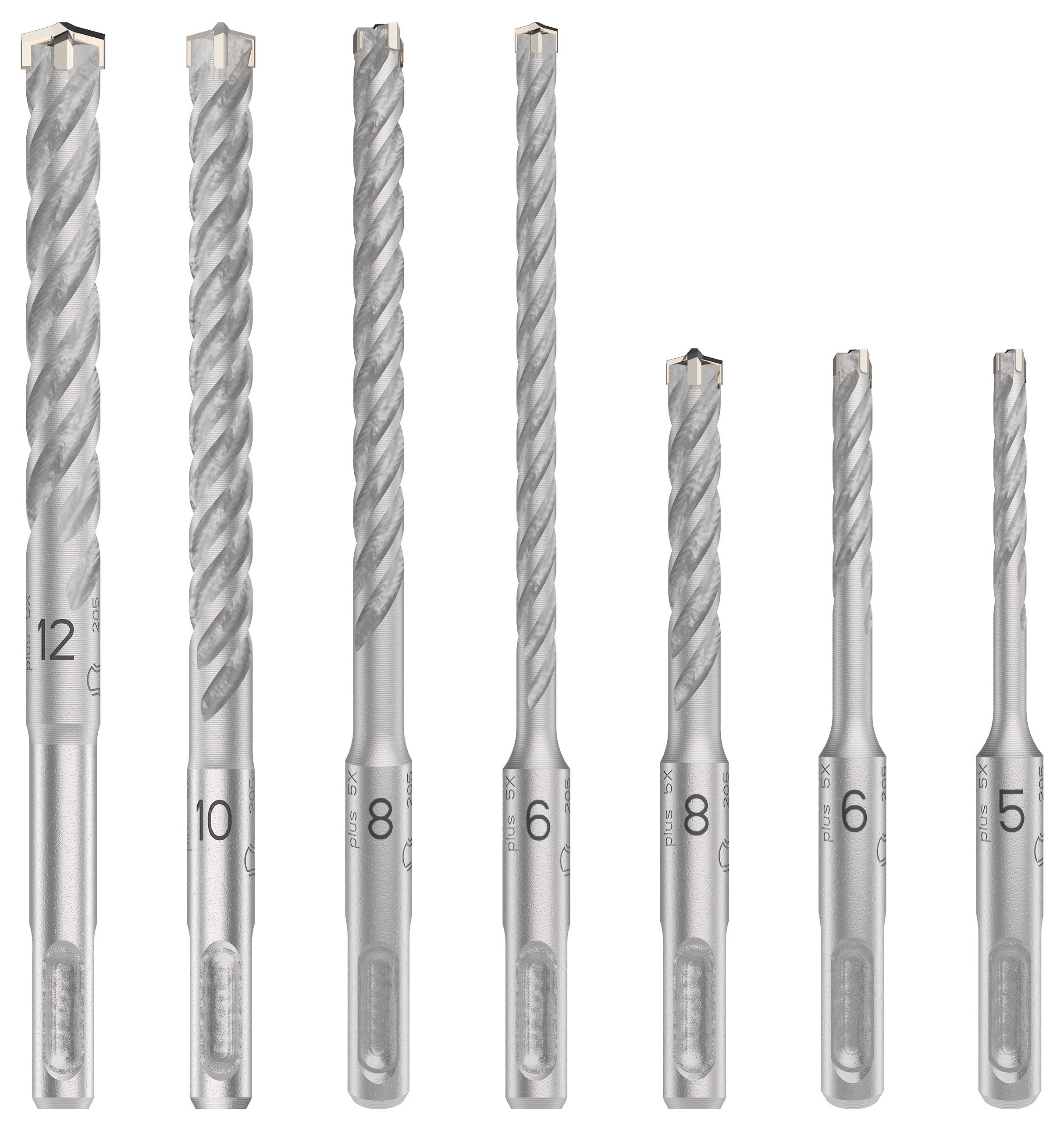 Bosch Accessories 2608707246 2608707246 Kalapácsfúró készlet 5 mm, 6 mm, 8 mm, 6 mm, 8 mm, 10 mm 1 db
