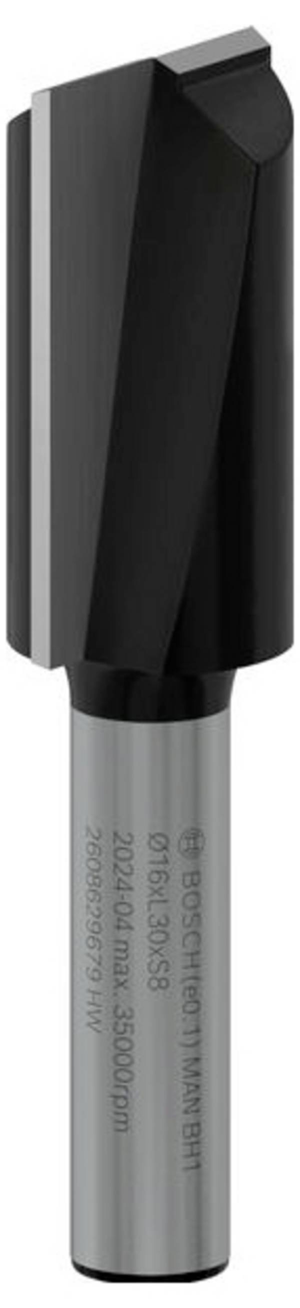 Bosch Accessories 2608629679 Horonymaró Keményfém   Hossz 62 mm Átmérő 16 mm Munkahossz 30 mm Szár átmérő 8 mm