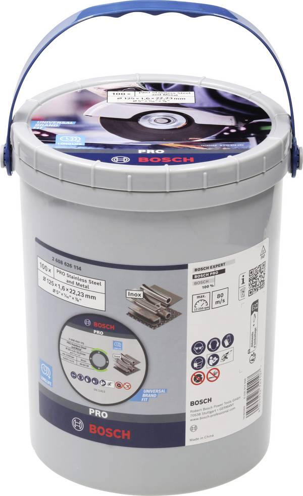 Bosch Accessories  2608626114  2608626114  Vágótárcsa    100 db  Nemesacél, rozsdamentes