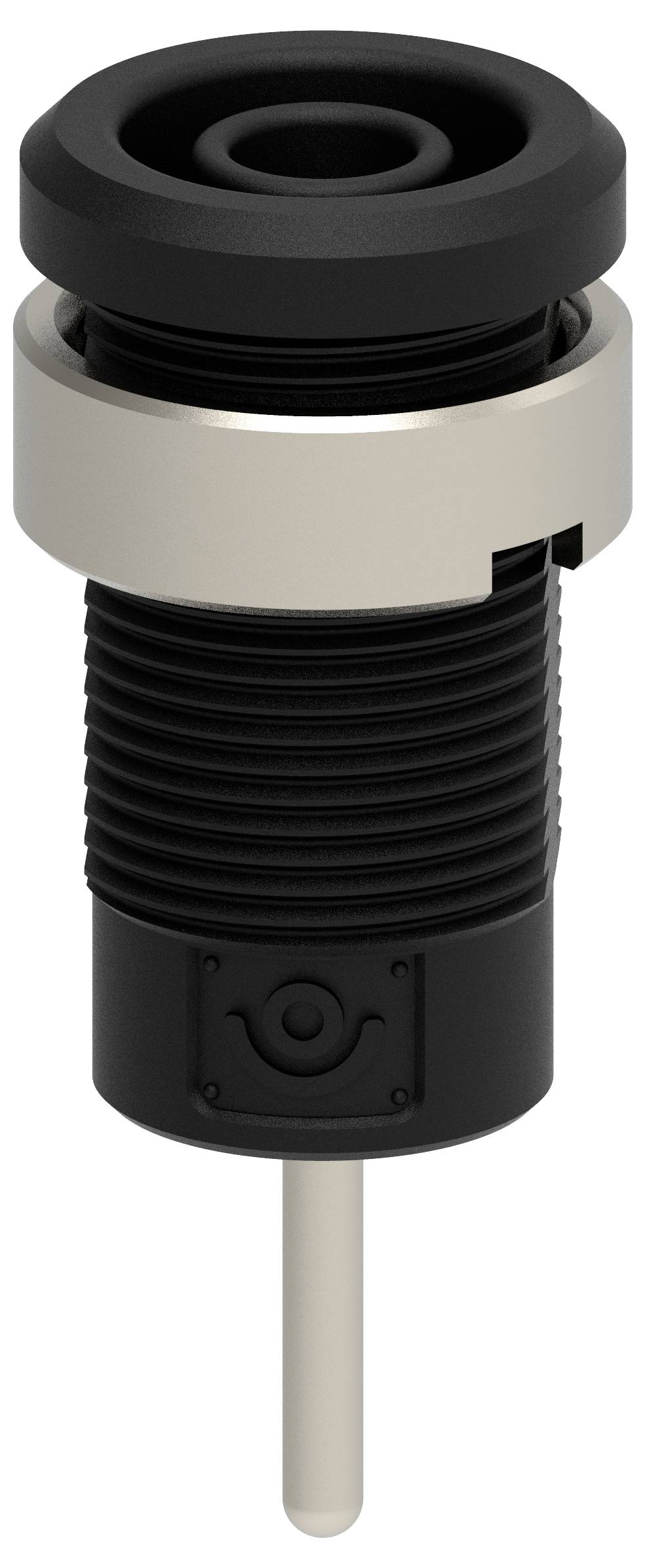 Electro PJP 3267-C-CD1-N Biztonsági beépíthető hüvely Fekete 1 db-1