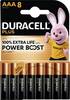 Duracell Mikroelem Plus Power Boost Alkáli mangán 1.5 V 8 db