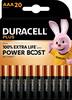 Duracell Mikroelem Plus Power Boost Alkáli mangán 1.5 V 20 db