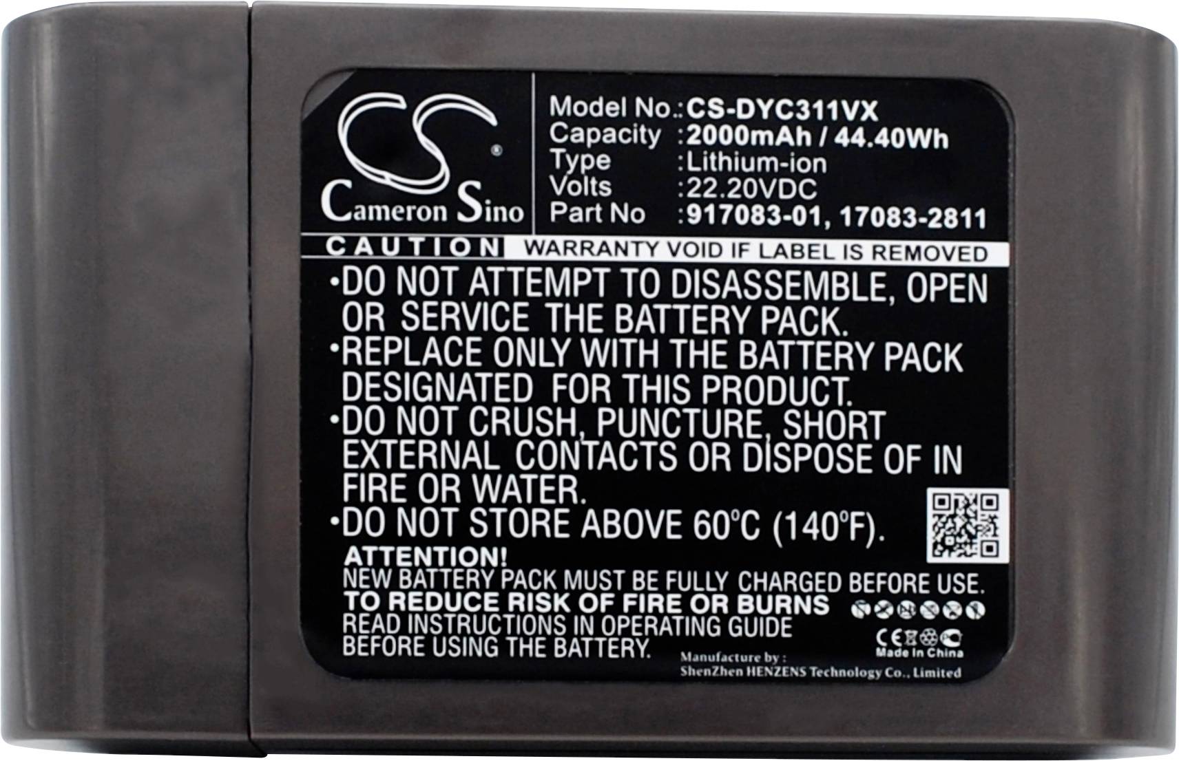 CS Cameron Sino Szerszám akku 22.2 V 2000 mAh