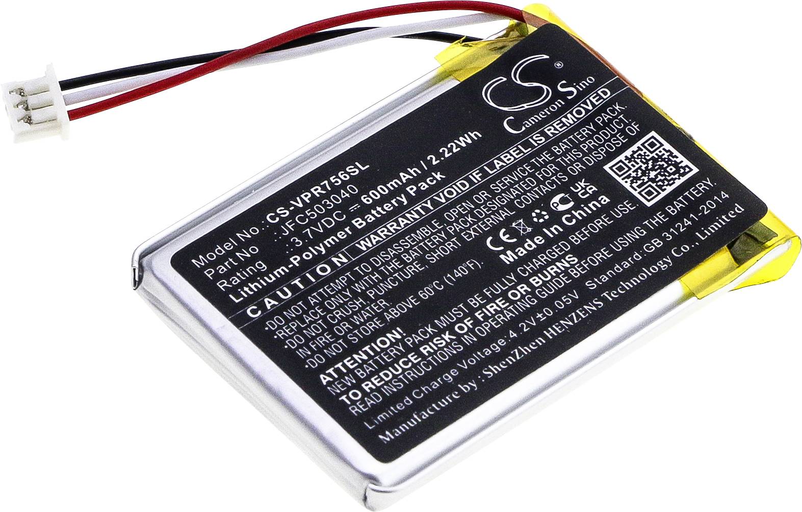 CS Cameron Sino Szerszám akku 3.7 V 600 mAh