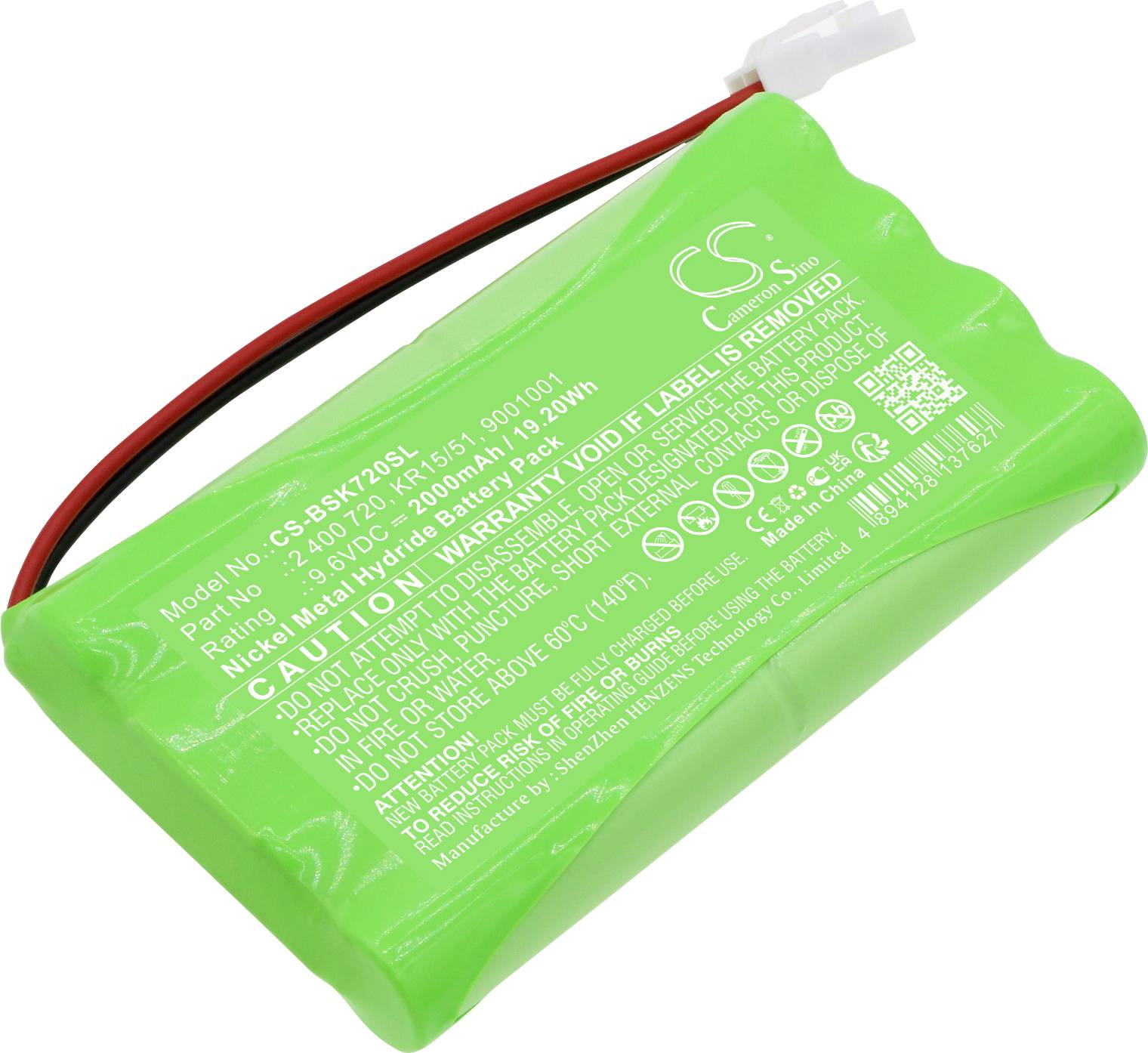 CS Cameron Sino Szerszám akku 3.7 V 2000 mAh
