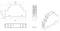 Villamos készülék műszaki rajza méretekkel milliméterben. Elölnézet magassága 88,5 mm, szélessége 90,3 mm. Oldalnézet mélysége 63,8 mm.