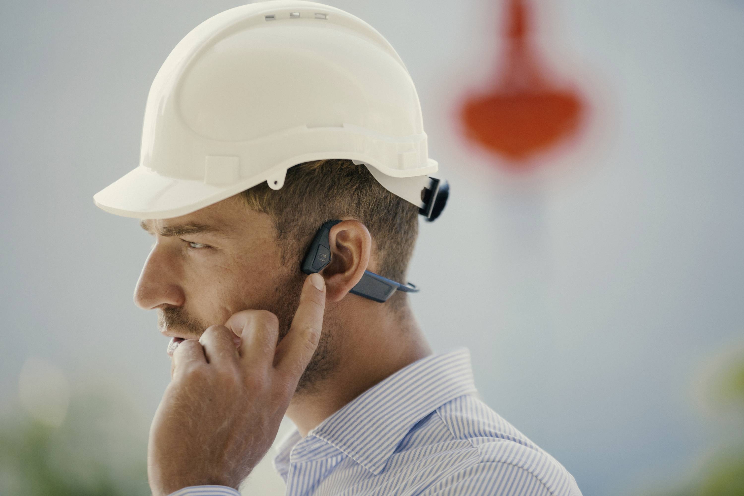 Crosscall X-Vibes Kopfhörer Ear Free headset Bluetooth® Stereo mikrofon zajelnyomás Csontrezgéses fejhallgató Sport-5