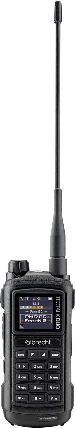 Albrecht Tectalk Duo 29148 PMR/Freenet kézi rádió adó-vevő készülék-0