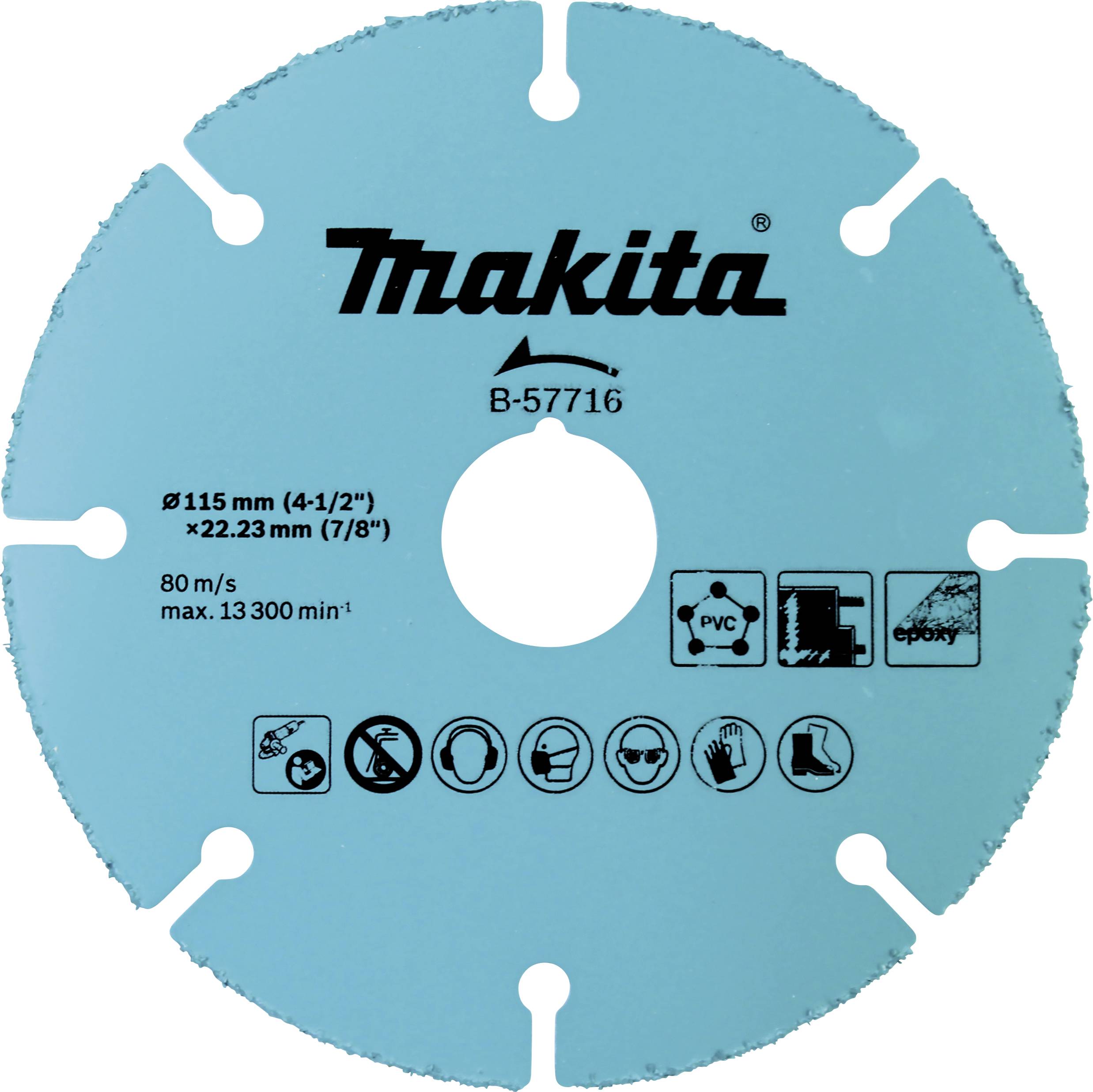 Makita B-57716 Vágótárcsa 115 mm 1 db PVC
