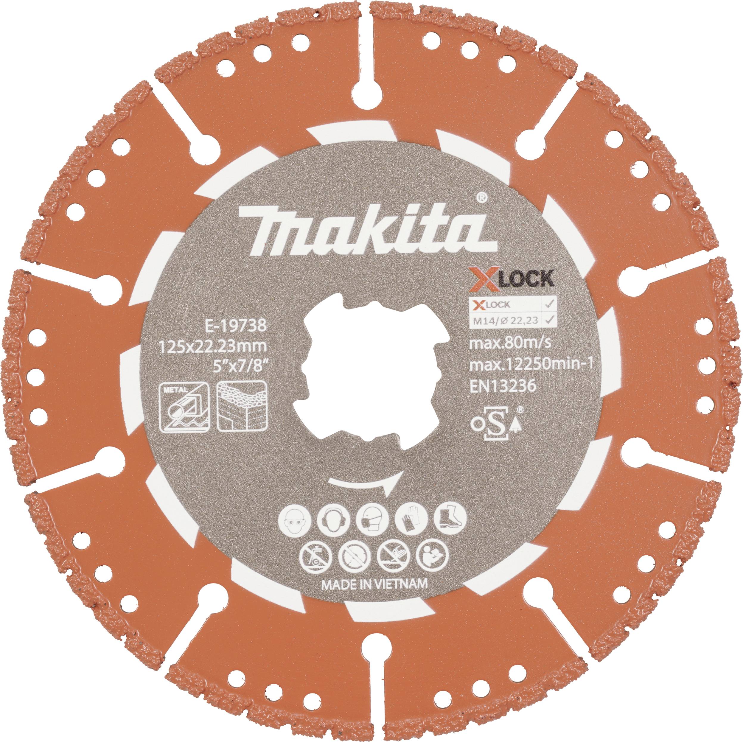 Makita E-19738 Gyémánt bevonatú vágótárcsa Ø 125 mm 1 db-0
