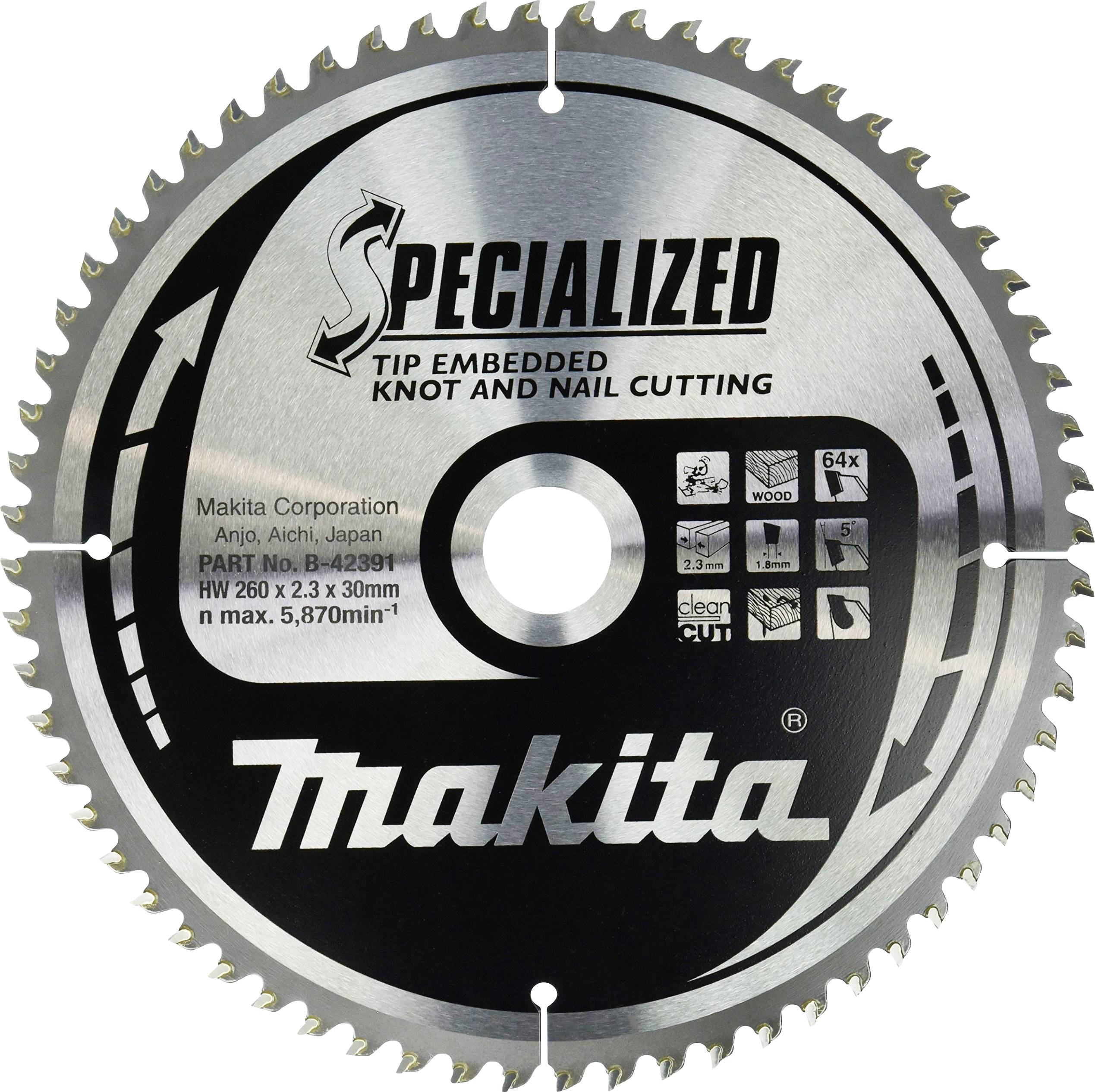 Makita B-42391 Körfűrészlap 1 db-0