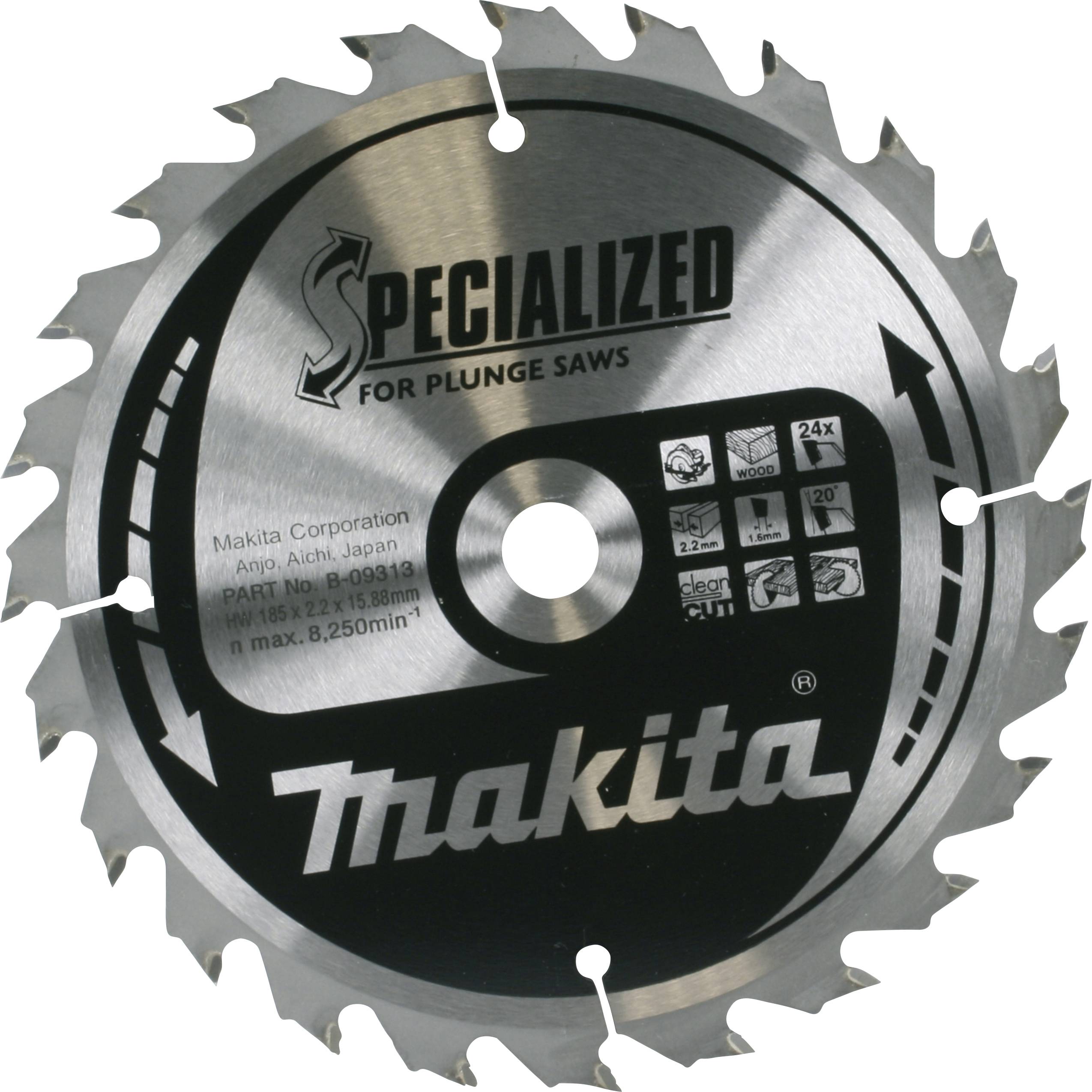 Makita B-09313 Keményfém körfűrészlap 1 db