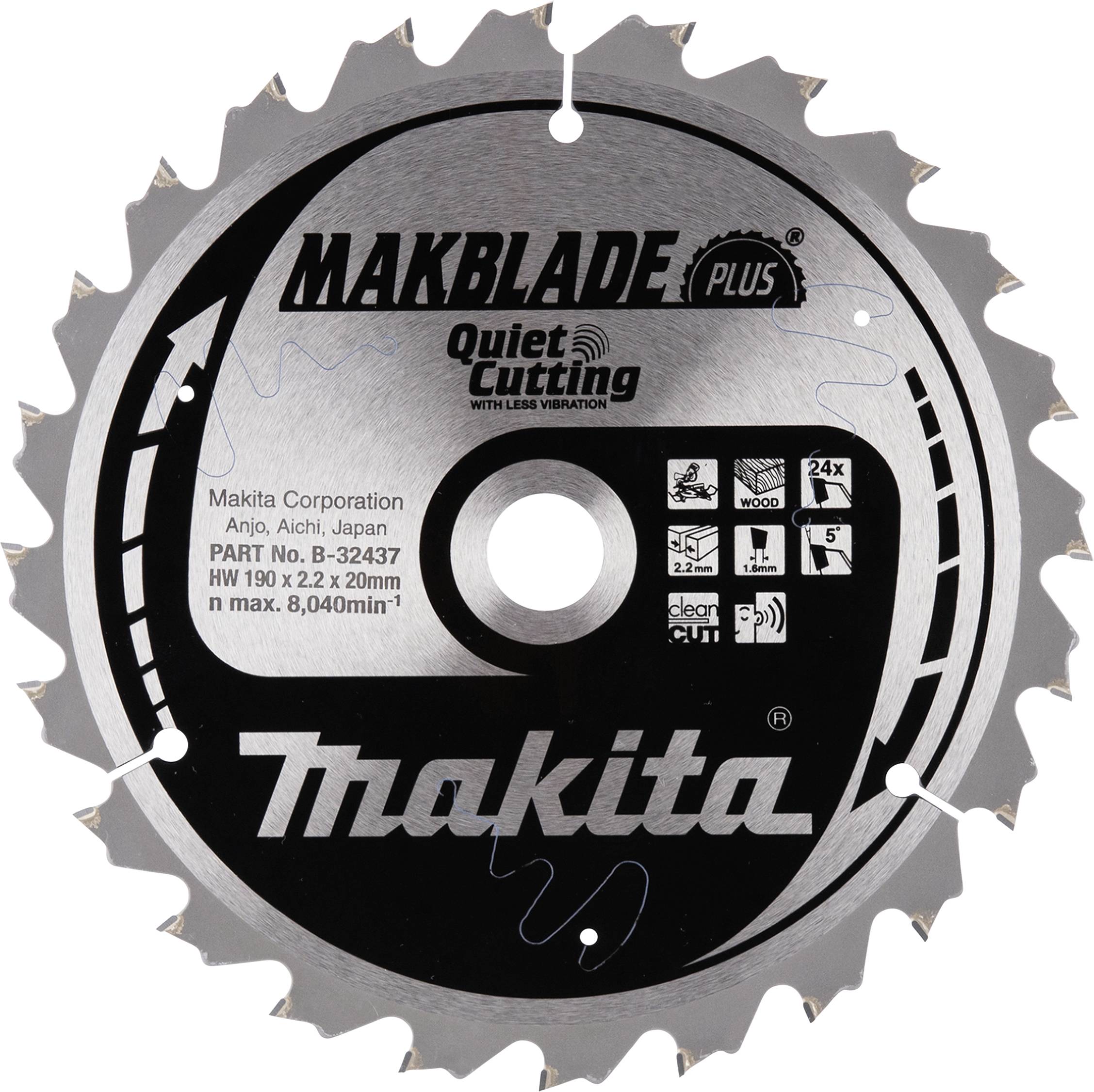 Makita B-32437 B-32437 Körfűrészlap 1 db