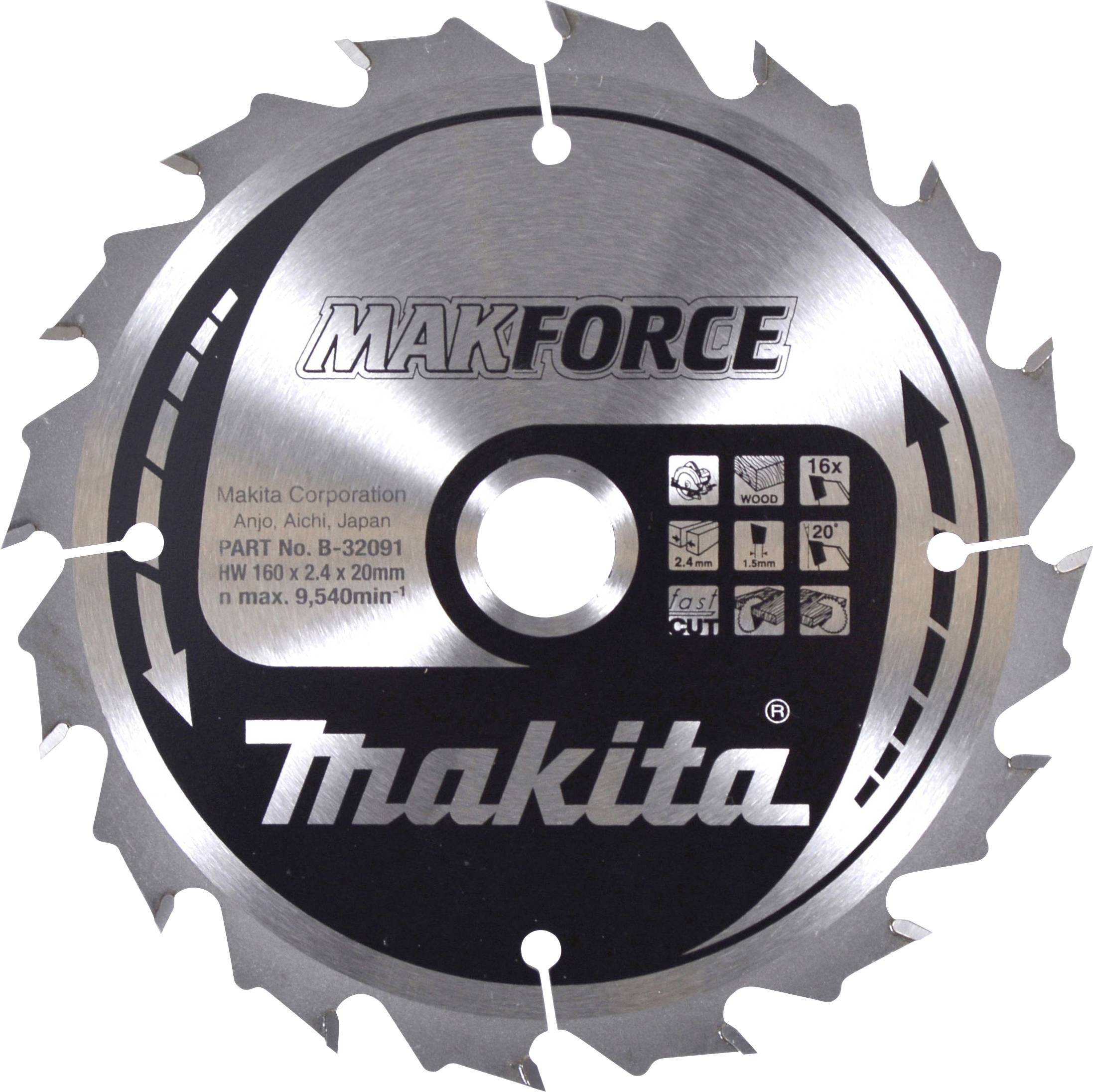 Makita B-32091 Körfűrészlap 1 db