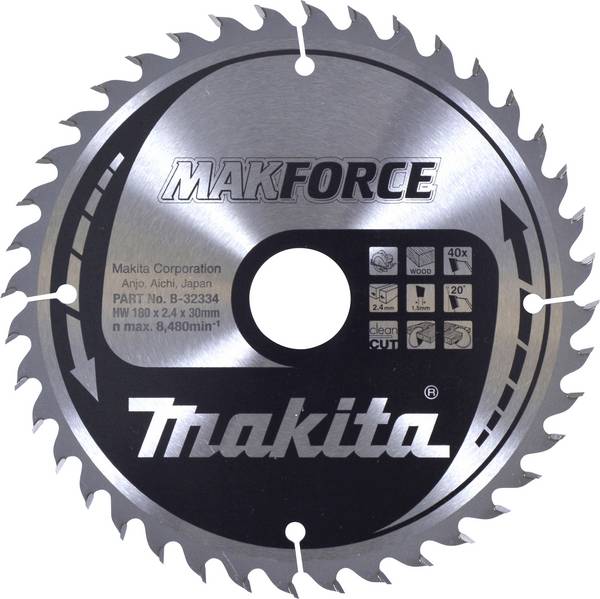 Makita  B-32334 Körfűrészlap 180 x 30 mm  1 db
