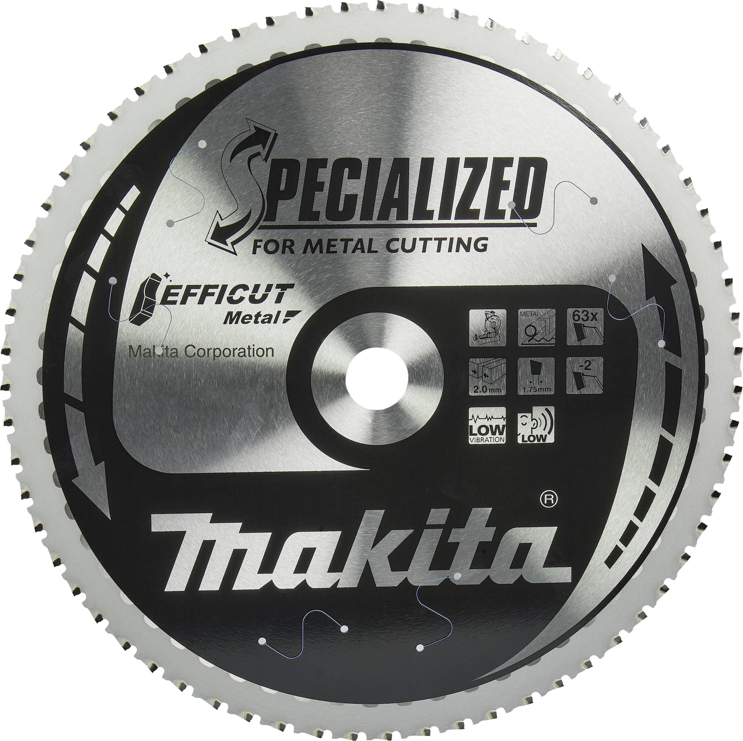 Makita EFFICT fűrészlap.305x25,4x63Z E-12055 Makita E-12055 Ø:305 mm Fogak száma (collonként):63 Vastagság:1.75 mm-0