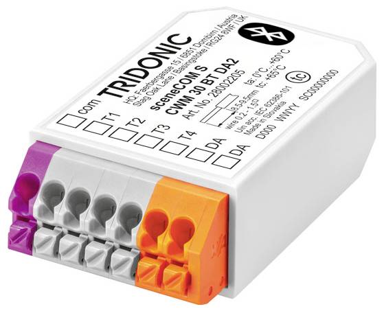 Tridonic sceneCOM S CWM 30 BT DA2 LED meghajtó 1 db