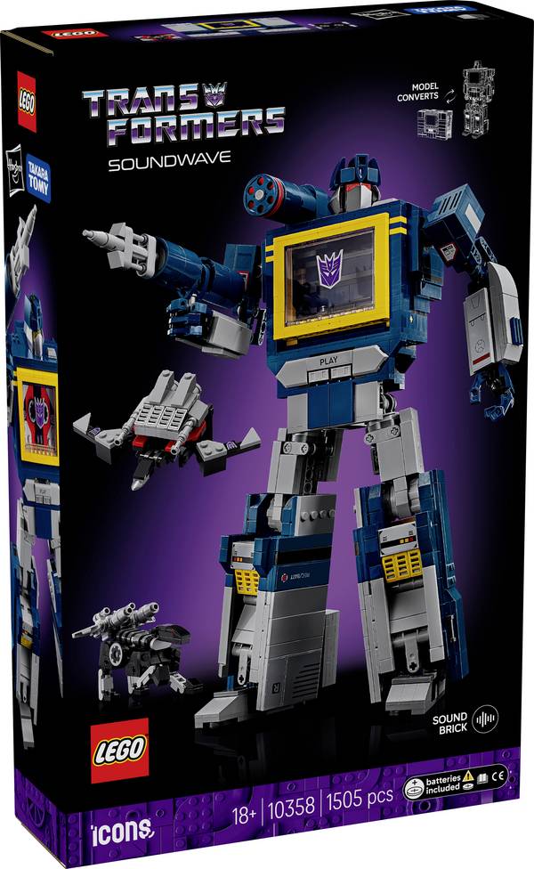 LEGO® ICONS™ 10358 Transformers: Soundwave