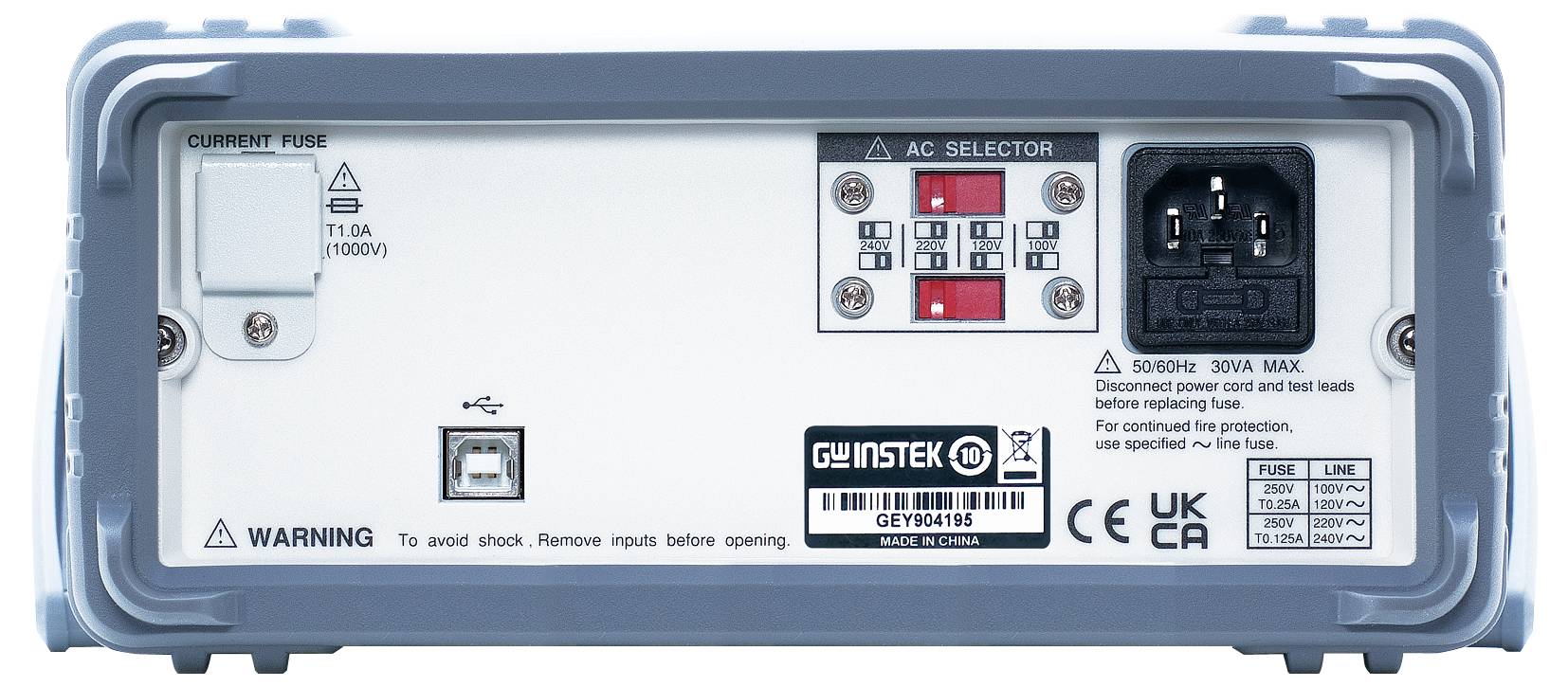 GW Instek GDM-9041 Nagy pontosságú mérőkészülék digitális Grafikus kijelző CAT II 300 V Kijelző (digitek): 50.000-2