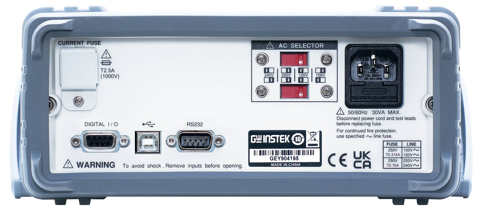 GW Instek GDM-9052 Nagy pontosságú mérőkészülék digitális Kijelző (digitek): 239.999-2