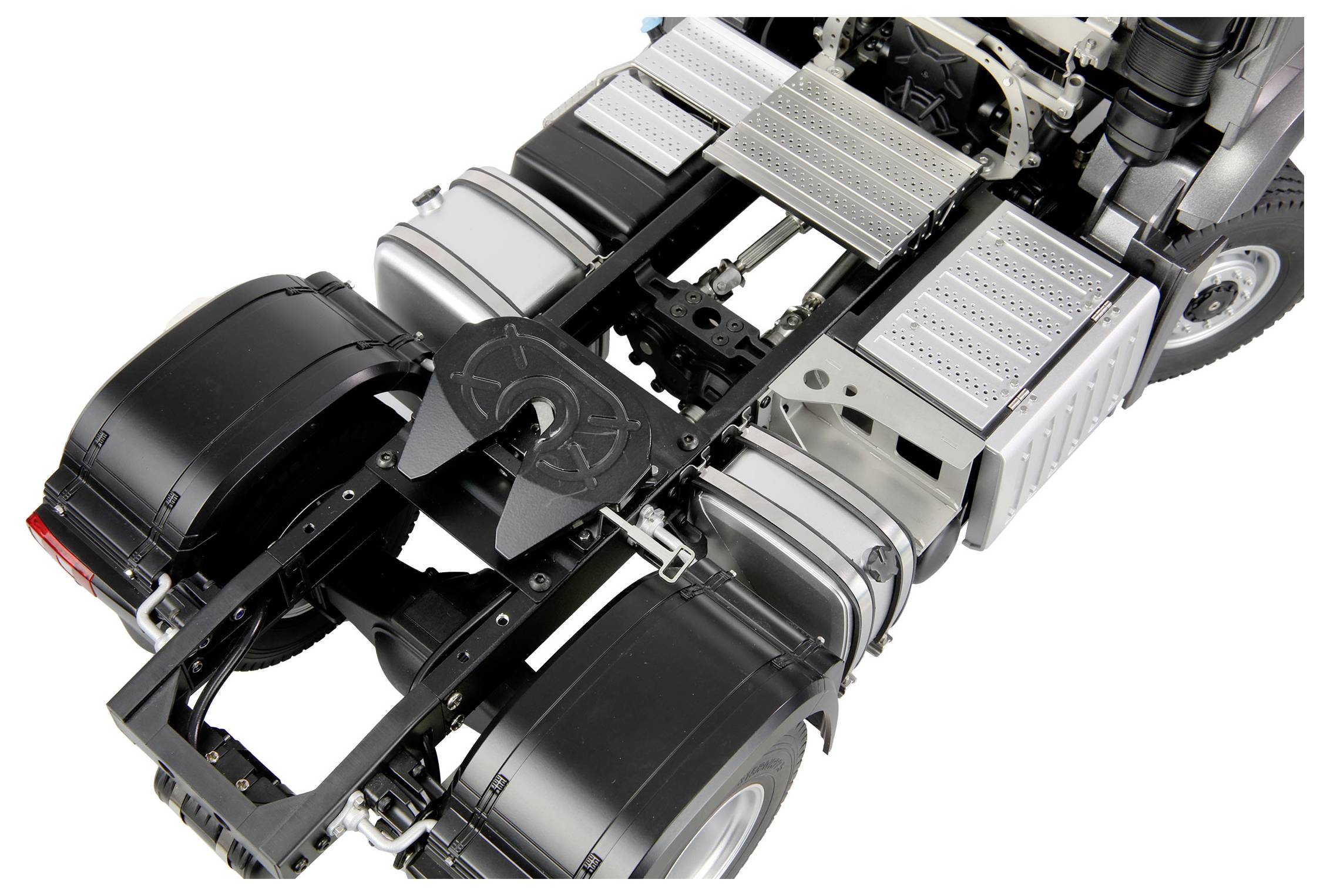 Amewi 22696 Mercedes-Benz Arocs Sattelzug mit Kippauflieger 4x4 1:14 RTR anthrazit 1:14 Elektro RC kezdő modellautó RtR -6