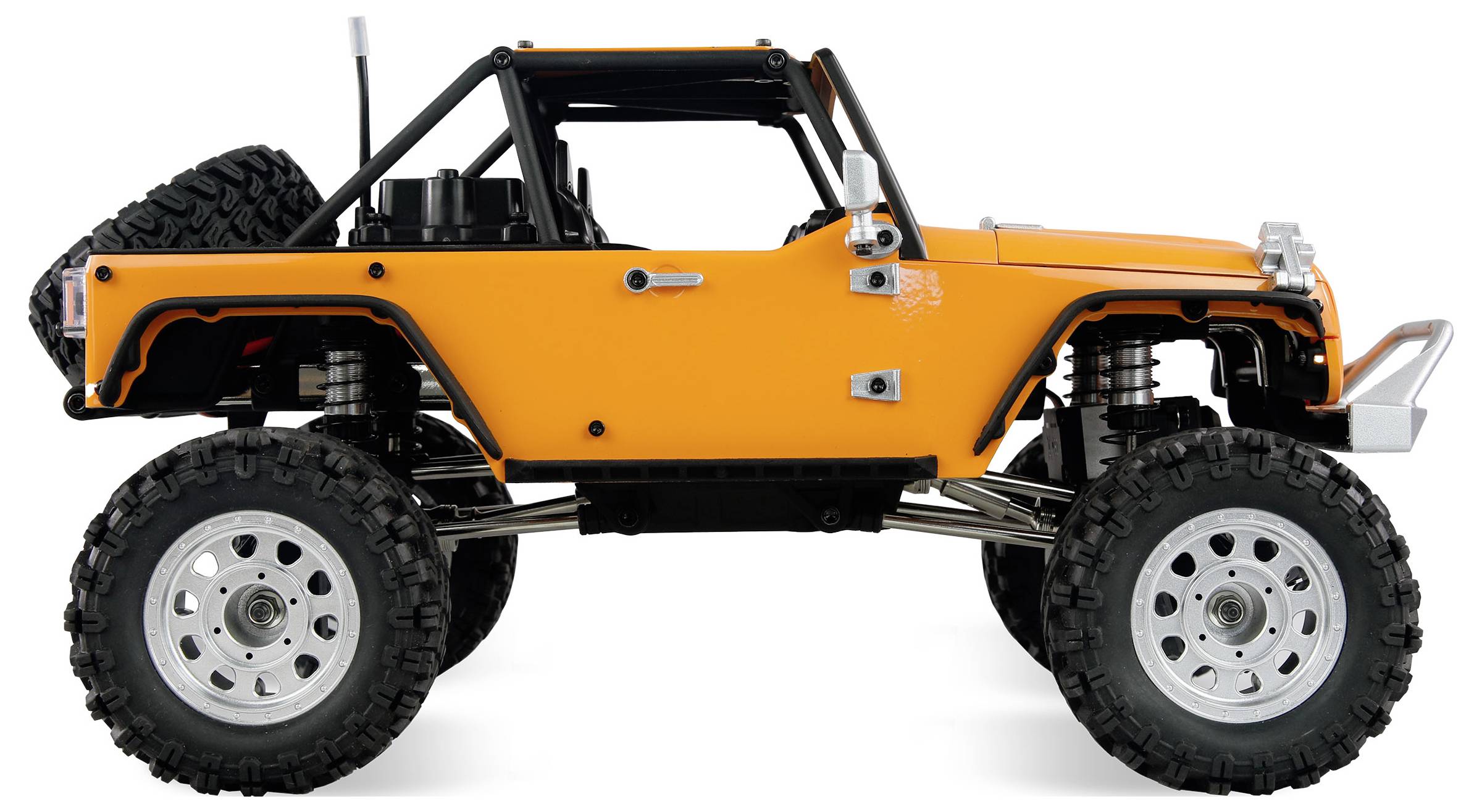 Amewi Hyper Go SC+ Scale Crawler FOC 1:12 Brushless RC kezdő modellautó Elektro Crawler 4WD RtR 2,4 GHz Fényeffekttel-1