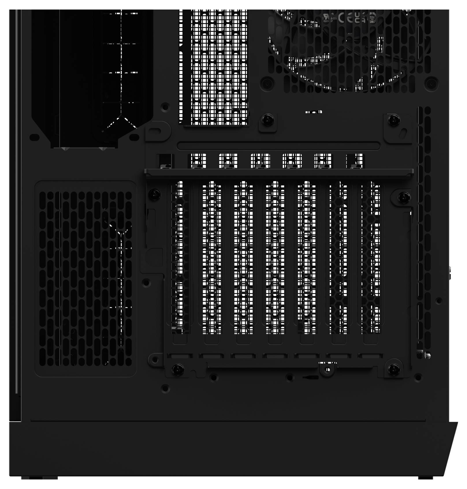 Thermaltake View 390 Air Black Midi torony Számítógép ház Fekete-17