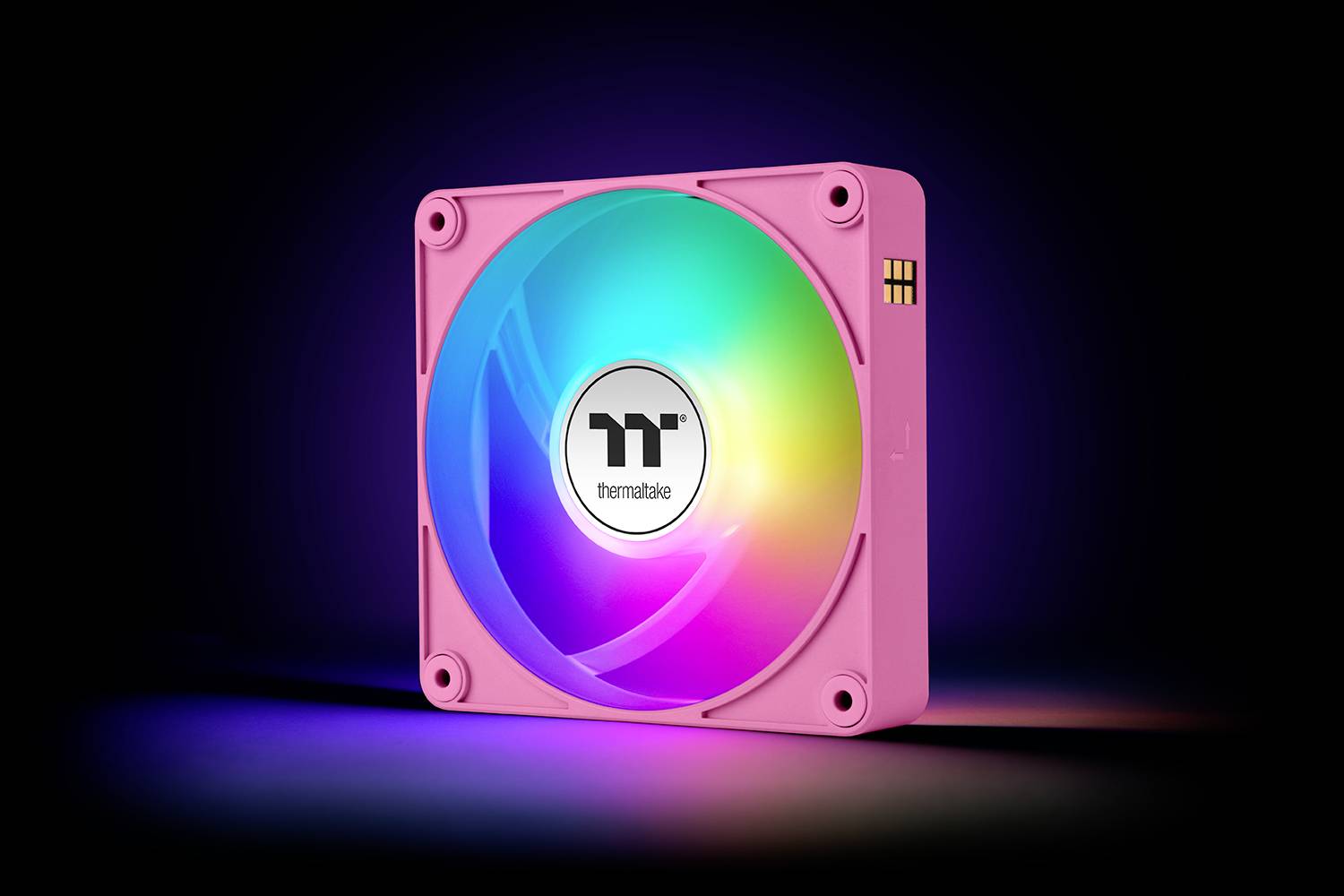 Thermaltake CT120 EX Reverse ARGB Sync PC Cooling Fan Pink 3 Pack Számítógépház ventilátor Rózsaszín (Sz x Ma x Mé) 120 -21