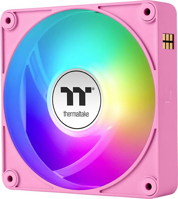 Thermaltake CT120 EX Reverse ARGB Sync PC Cooling Fan Pink 3 Pack Számítógépház ventilátor Rózsaszín (Sz x Ma x Mé) 120 -0