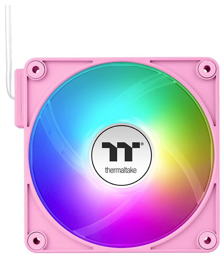 Thermaltake CT120 EX Reverse ARGB Sync PC Cooling Fan Pink 3 Pack Számítógépház ventilátor Rózsaszín (Sz x Ma x Mé) 120 -2