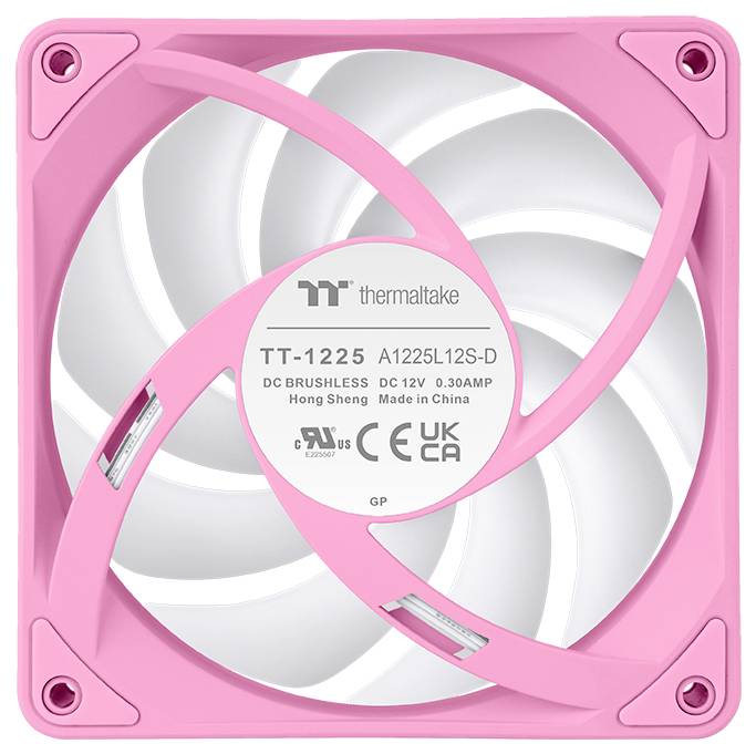Thermaltake CT120 EX Reverse ARGB Sync PC Cooling Fan Pink 3 Pack Számítógépház ventilátor Rózsaszín (Sz x Ma x Mé) 120 -7
