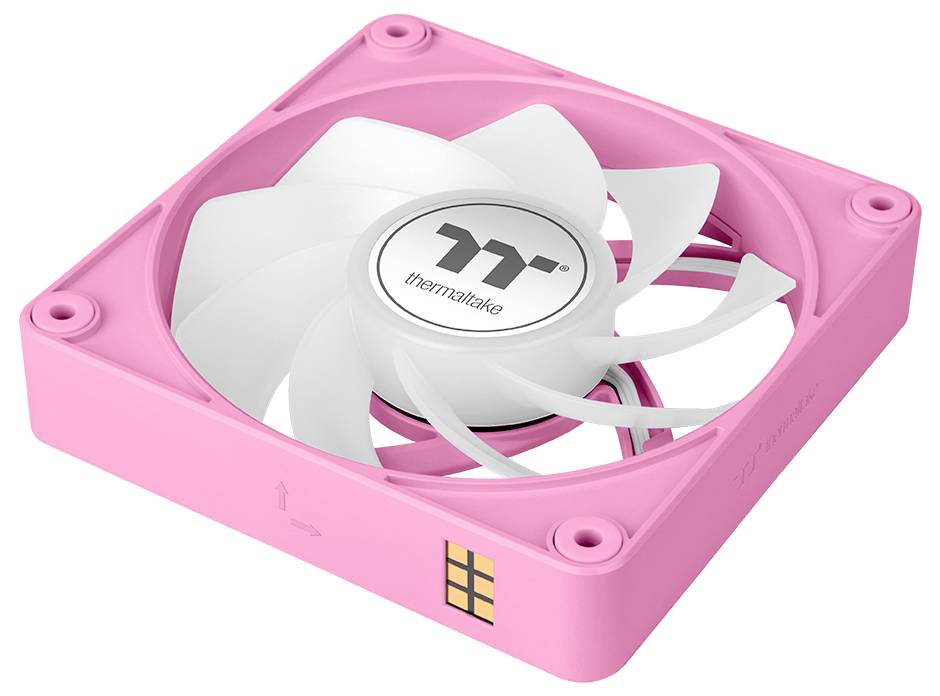 Thermaltake CT120 EX Reverse ARGB Sync PC Cooling Fan Pink 3 Pack Számítógépház ventilátor Rózsaszín (Sz x Ma x Mé) 120 -10