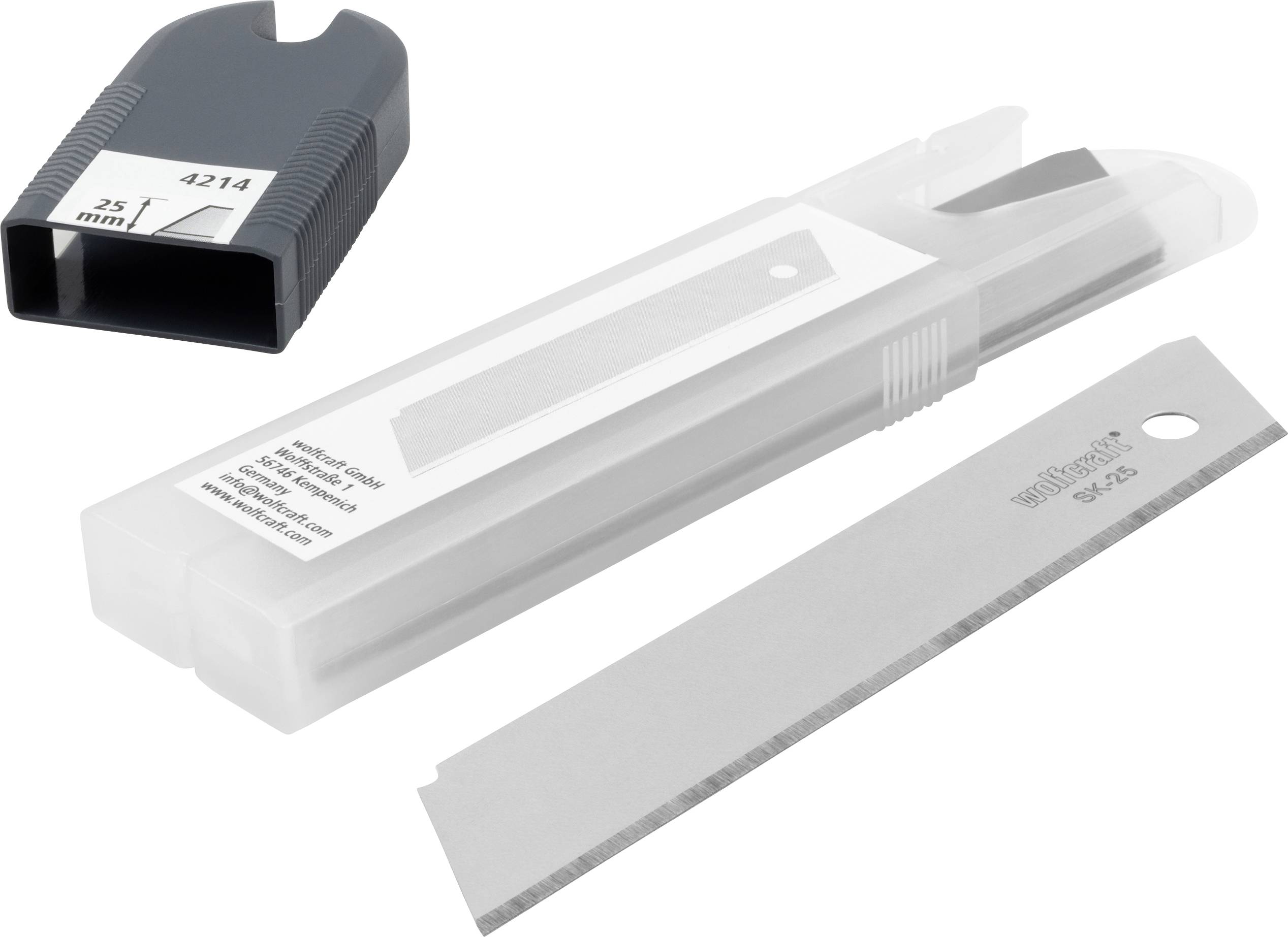 Wolfcraft 4214000 Lames de sécurité 25 mm sans dispositif de démontage. 5 pc(s)