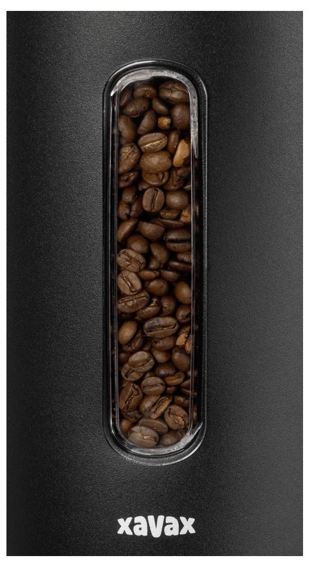 Xavax Kaffeedose für 1,3kg Bohnen o. 1,5kg Pulver, luftdicht, aromadicht, Schwarz 00111262 Szemeskávé tartó-2