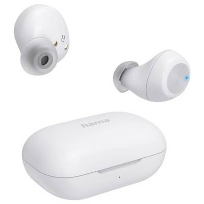 Hama In Ear fejhallgató Bluetooth® Stereo Fehér Töltőtok Sport-0