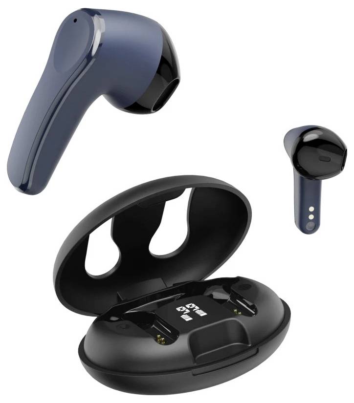 Hama In Ear fejhallgató Bluetooth® Stereo Fekete, Kék mikrofon zajelnyomás Töltőtok Mobiltelefon-2