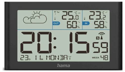 Hama 00222216 Vezeték nélküli időjárásjelző állomás-2