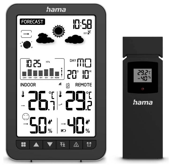 Hama 00222219 Vezeték nélküli időjárásjelző állomás-1