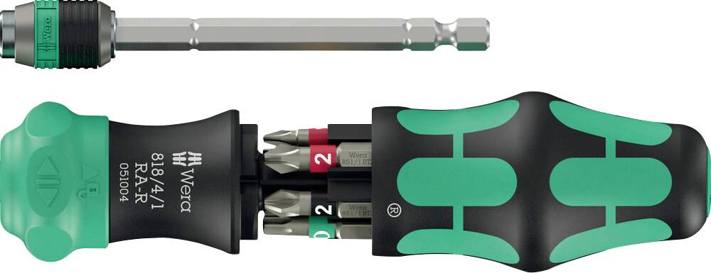 Wera Kraftform Kompakt 20 RA-R Bit csavarhúzó 1/4