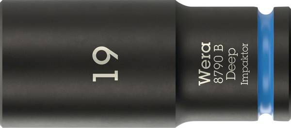 Wera 8790 B Impaktor Deep 05005560001 Külső hatlap Dugókulcs betét  19 mm
