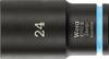 Wera 8790 B Impaktor Deep 05005563001 Külső hatlap Dugókulcs betét Tartó funkció 24 mm 24 mm 3/8"
