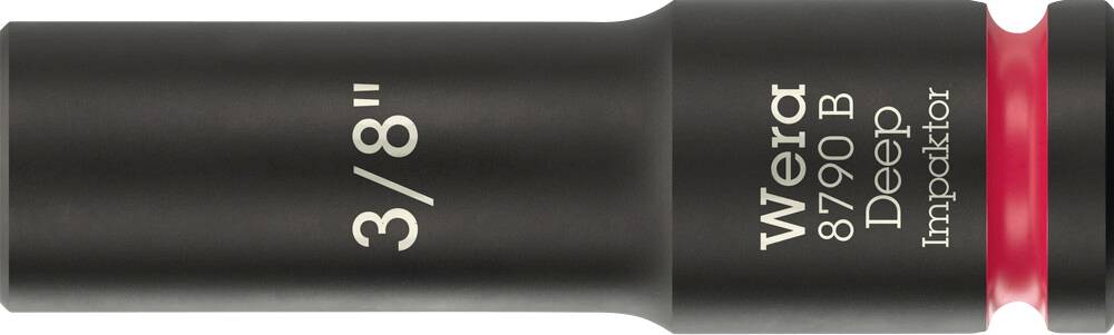 Wera 8790 B Impaktor Deep 05005566001 Külső hatlap Dugókulcs betét 3/8