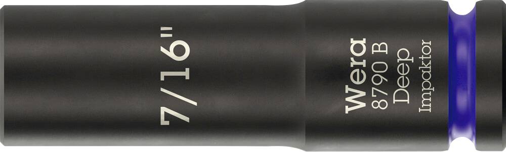 Wera 8790 B Impaktor Deep 05005567001 Külső hatlap Dugókulcs betét 7/16