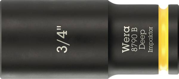 Wera 8790 B Impaktor Deep 05005572001 Külső hatlap Dugókulcs betét   3/4" 3/4"   3/8"