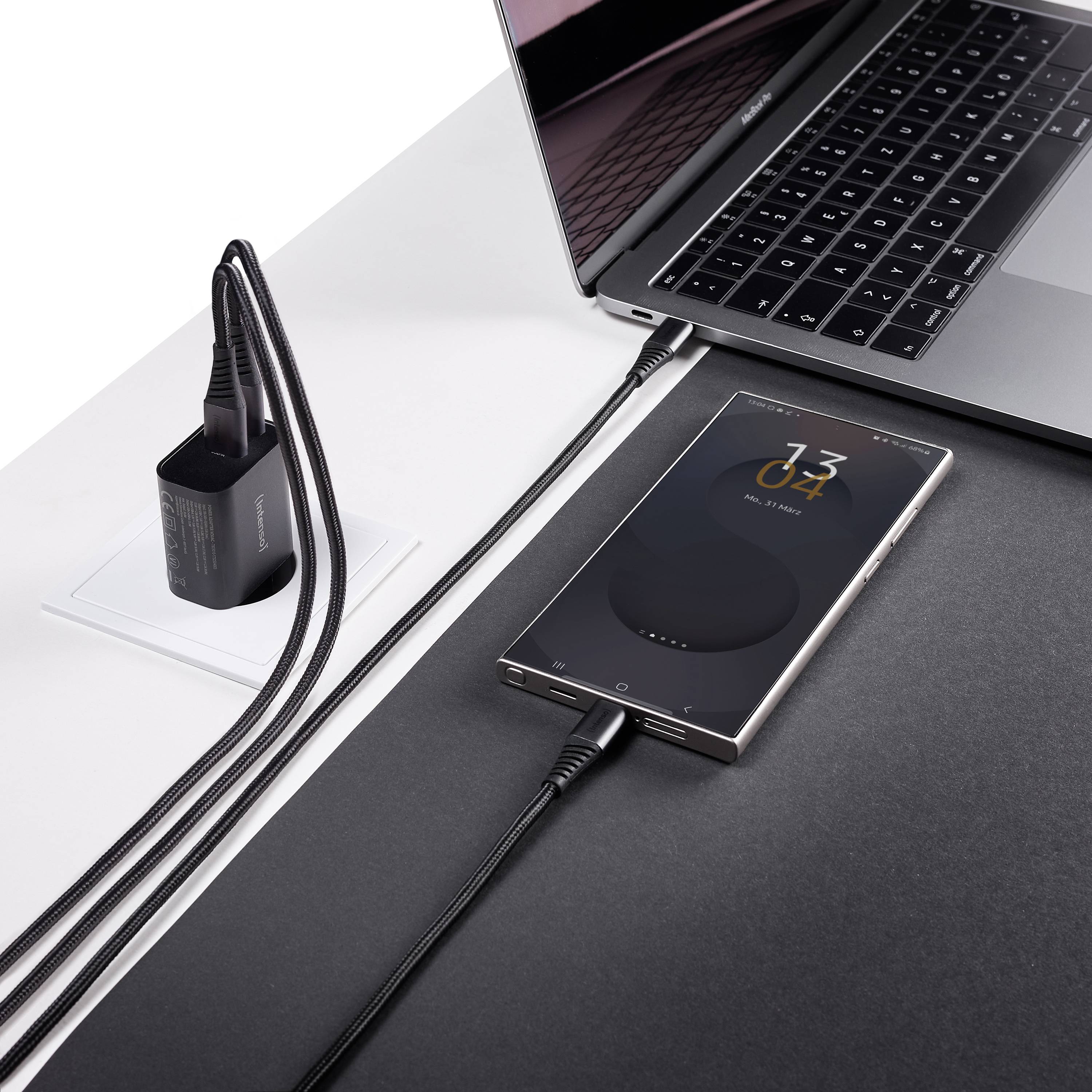 Intenso W30AC black Adapter 30 W USB-A, USB-C® Fekete-6