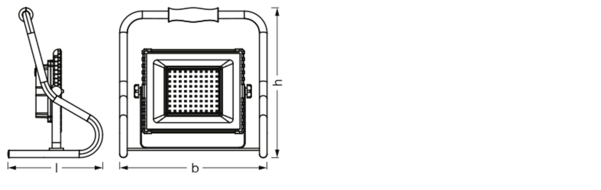 OSRAM HOMELIGHTING LED Worklight Battery R-Stand 30W 4000K LED-es akkus fényszóró 30 W 4099854430336-3